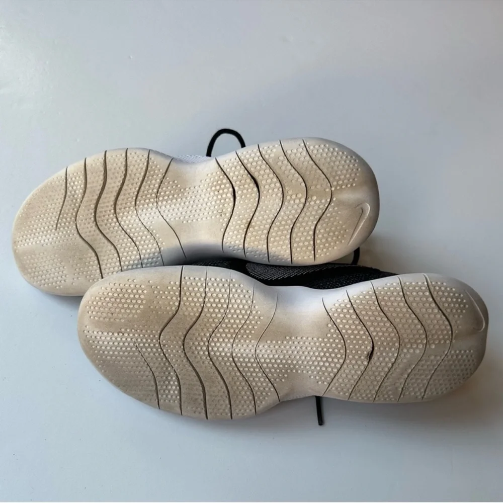 Nike Flex Running Shoes Black White Swoosh and Sole Women’s Size 7.5